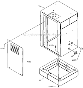 Page B Diagram and Parts List for 31-135 Type 1 Delta Sanding Table