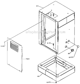 Page B Diagram and Parts List for 31-136 Type 1 Delta Sanding Table