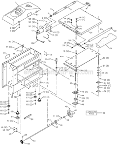 Part Location Diagram of 406130720006 Delta Support Plate