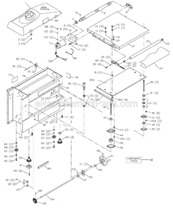 Part Location Diagram of 651114-00 Delta Hardware Bag
