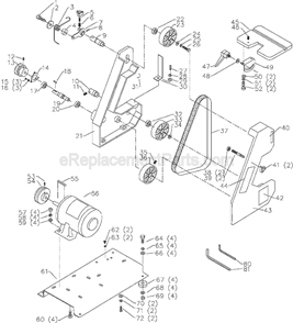 Part Location Diagram of 904494 Delta Base