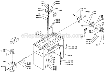 Page B Diagram and Parts List for 31-382 Type 1 Delta Sander Polisher