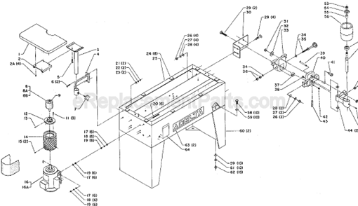Part Location Diagram of 1344579 Delta Spacer