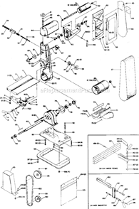 Page A Diagram and Parts List for 31-550 Type 2 Delta Sanding Table