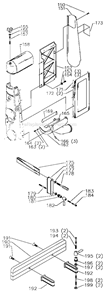 Page B Diagram and Parts List for 31-731B Type 1 Delta Sanding Table