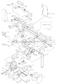 Page A Diagram and Parts List for 31-735B  Delta Belt or Drum Sander