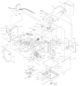 Page B Diagram and Parts List for 31-735B  Delta Belt or Drum Sander
