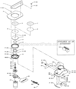 Part Location Diagram of 1347815 Delta Switch Cover
