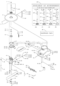Part Location Diagram of A21636 Delta Caution Label