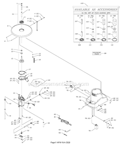 Page A Diagram and Parts List for 31-781  Delta Sander Polisher