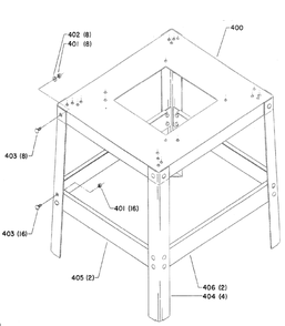 Delta 34-400 Diagram and Parts List for 34-400  Delta Saw