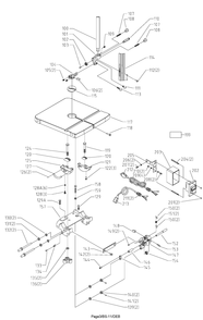 Delta 28-276 Type-1 Diagram and Parts List for 28-276 Type-1 Delta Saw