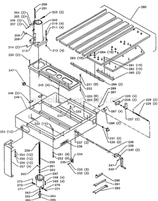 Page B Diagram and Parts List for 33-403 Type 1 Delta Chop Saw