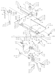Page A Diagram and Parts List for 33-413 Type 2 Delta Chop Saw