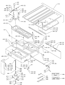 Page C Diagram and Parts List for 33-420 Type 2 Delta Chop Saw