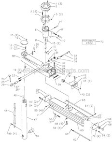 Part Location Diagram of 438010040092 Delta 3/8 Dia Clamp