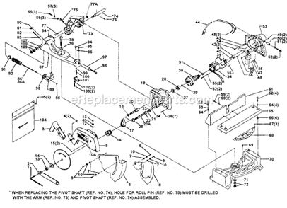 Part Location Diagram of 1086725 Delta Pointer