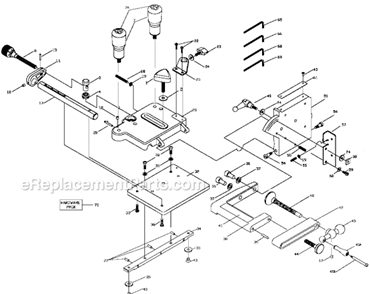 Part Location Diagram of 1345468 Porter Cable Pointer