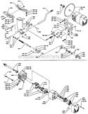 Motor and Support Assembly Diagram and Parts List for 34-670 Type 1 Delta Table Saw