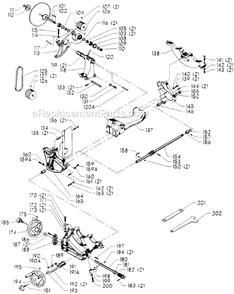 Page B Diagram and Parts List for 34-782 Type 3 Delta Table Saw