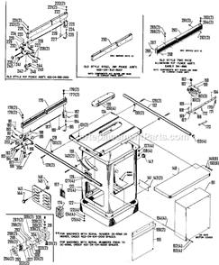 Page B Diagram and Parts List for 34-784 Type 1 Delta Table Saw