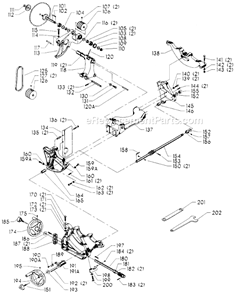 Page B Diagram and Parts List for 34-784 Type 3 Delta Table Saw