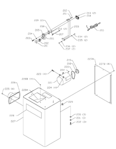 Delta 37-275x Type-1 Diagram and Parts List for 37-275X Type-1 Delta Planer Jointer