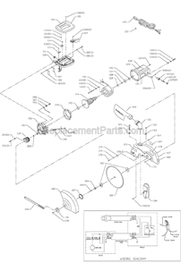 Page B Diagram and Parts List for 36-225 Type 2 Delta Miter Saw