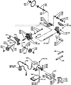 Page B Diagram and Parts List for 36-426 Type 1 Delta Table Saw