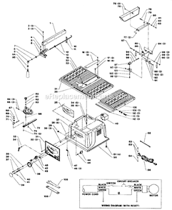 Part Location Diagram of 489637-00 DeWALT Rip Fence Assembly (Does NOT include Handle)