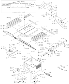 Page A Diagram and Parts List for 36-600 Type 2 Delta Table Saw