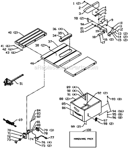 Part Location Diagram of 912856 Delta Wing
