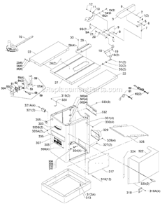Part Location Diagram of A06316 Delta Bracket