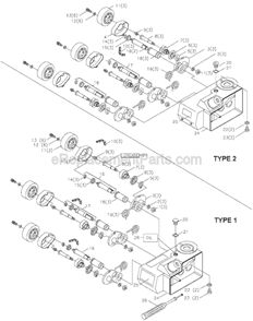 Page A Diagram and Parts List for 36-850 Type 2 Delta Shaper
