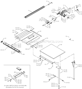 Part Location Diagram of 422390890019 Delta Shelf Support