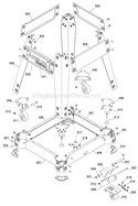 Page B Diagram and Parts List for 36-978 Type 1 Delta Table Saw