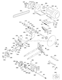 Page A Diagram and Parts List for 36-980 Type 1 Delta Table Saw