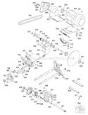 Page A Diagram and Parts List for 36-981 Type 1 Delta Table Saw