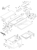 Page B Diagram and Parts List for 36-981 Type 1 Delta Table Saw