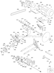 Page A Diagram and Parts List for 36-981  Delta Table Saw