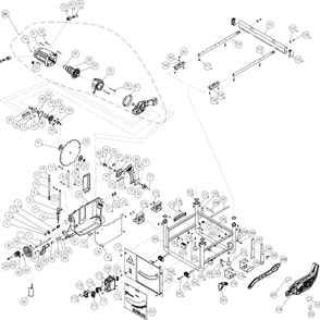 Part Location Diagram of DPEC003463 Delta Motor Base Dust Cover