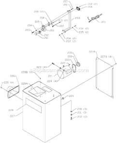 Page C Diagram and Parts List for 37-195 Type 1 Delta Planer Jointer