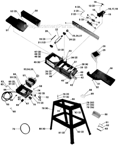 Part Location Diagram of 1342341 Delta Washer