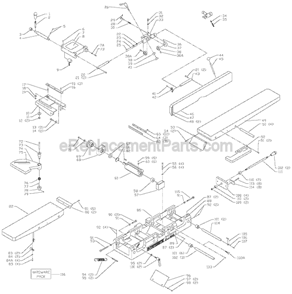 Page A Diagram and Parts List for 37-350A  Delta Planer Jointer