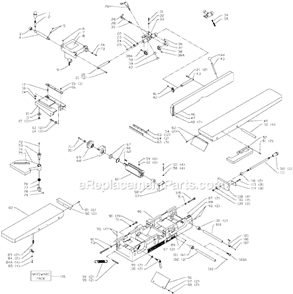 Page A Diagram and Parts List for 37-350 Type 1 Delta Planer Jointer