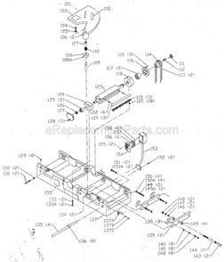 Page B Diagram and Parts List for 37-361  Delta Planer Jointer
