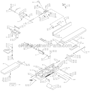 Page A Diagram and Parts List for 37-365X  Delta Planer Jointer