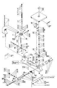 Delta 40-205 Diagram and Parts List for 40-205  Delta Saw