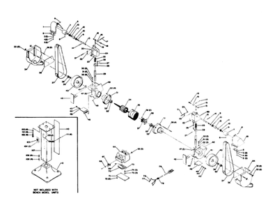 Delta 23-906 Diagram and Parts List for 23-906  Delta Planer Jointer