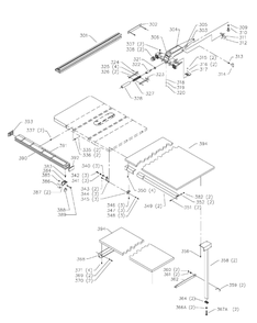 Delta 36-842 Diagram and Parts List for 36-842  Delta Saw